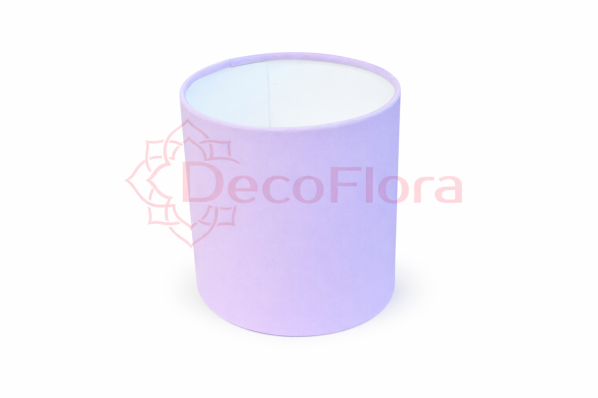 Коробка цилиндр 12*12см ирис
